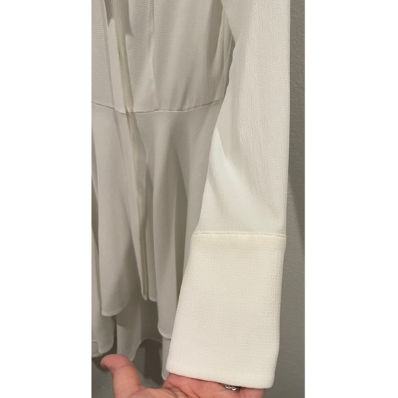 IMPERIAL Antique White Asymmetrical Dress - Picture 3 of 5